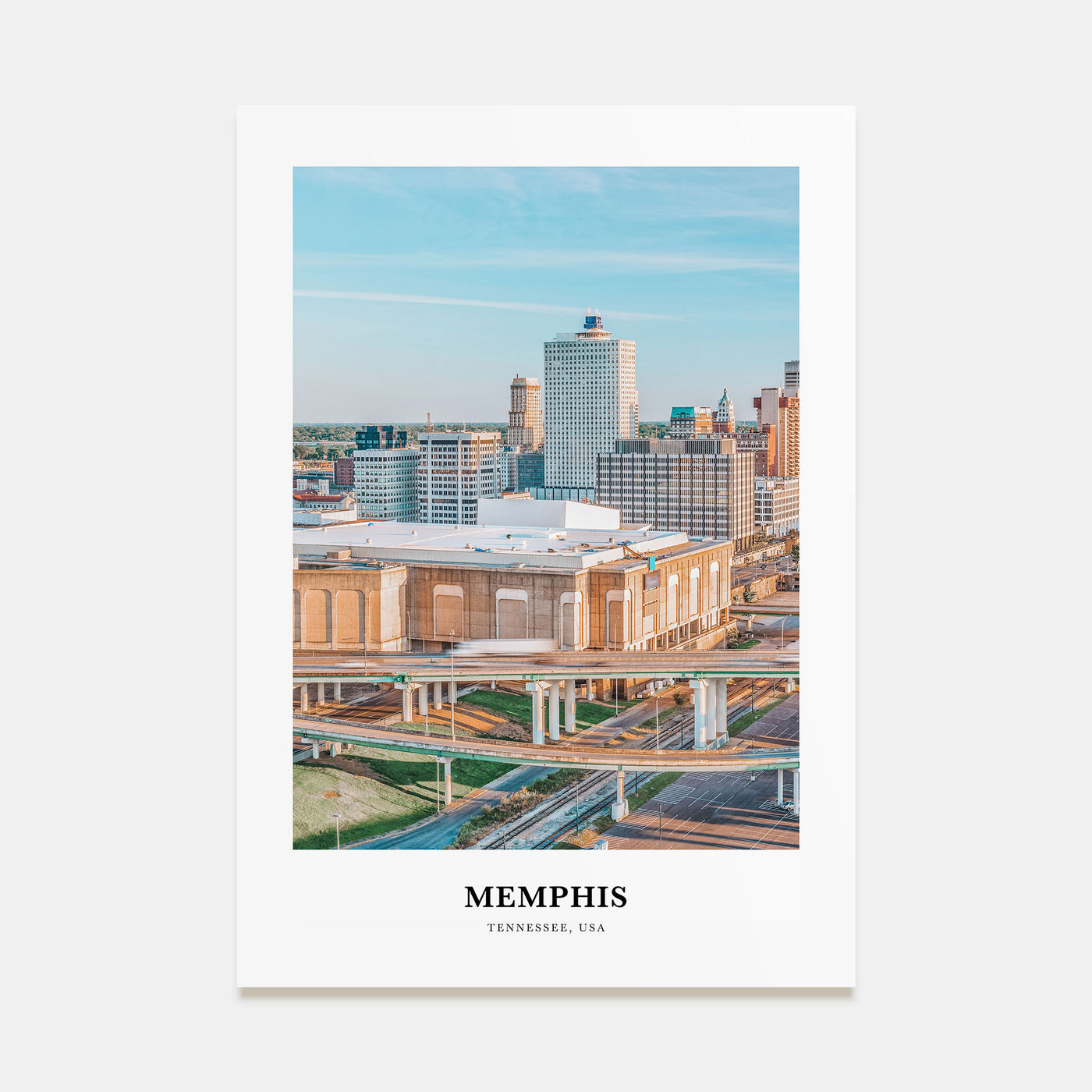 Memphis Portrait Color Poster