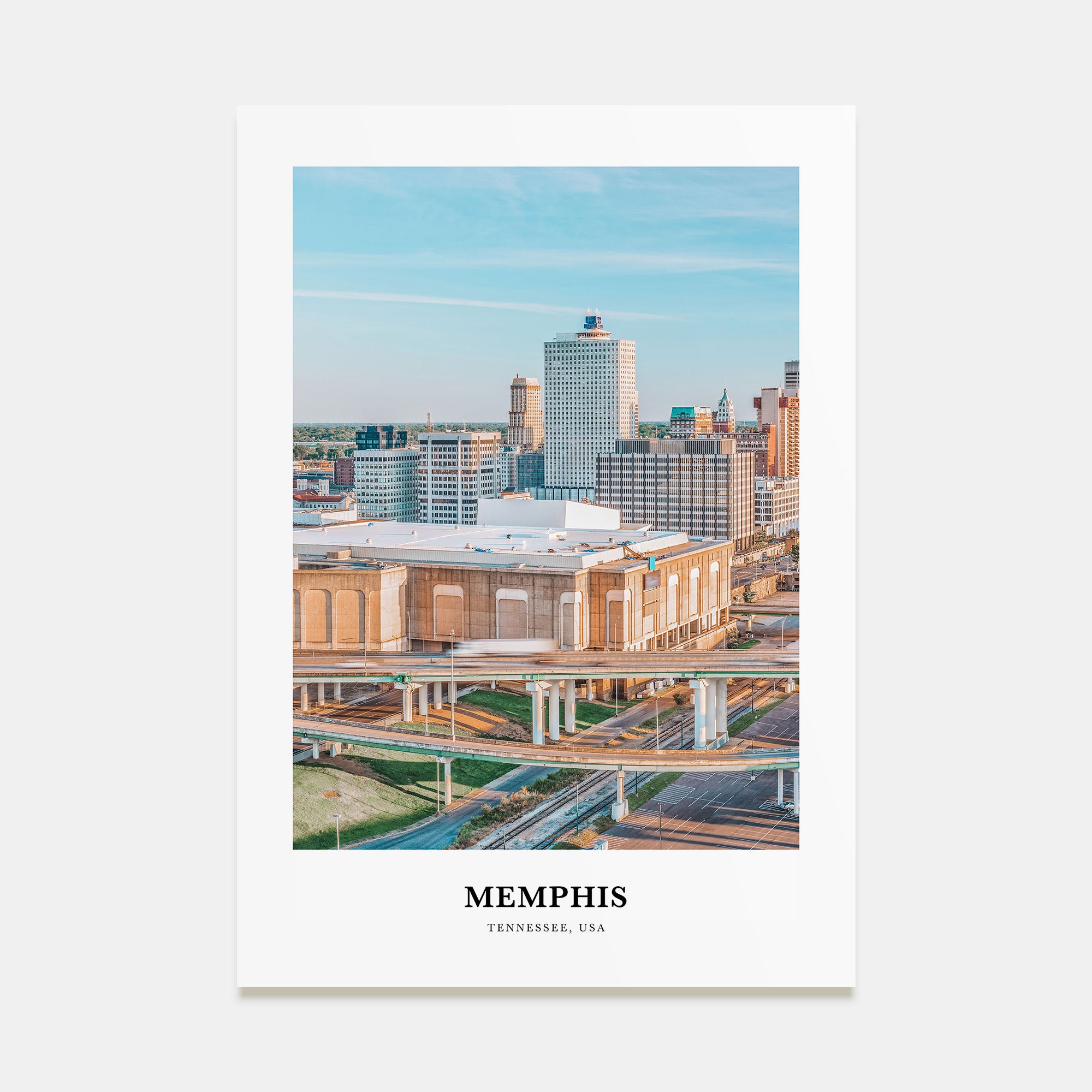 Memphis Portrait Color Poster