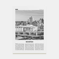 Memphis Travel B&W No 2 Poster