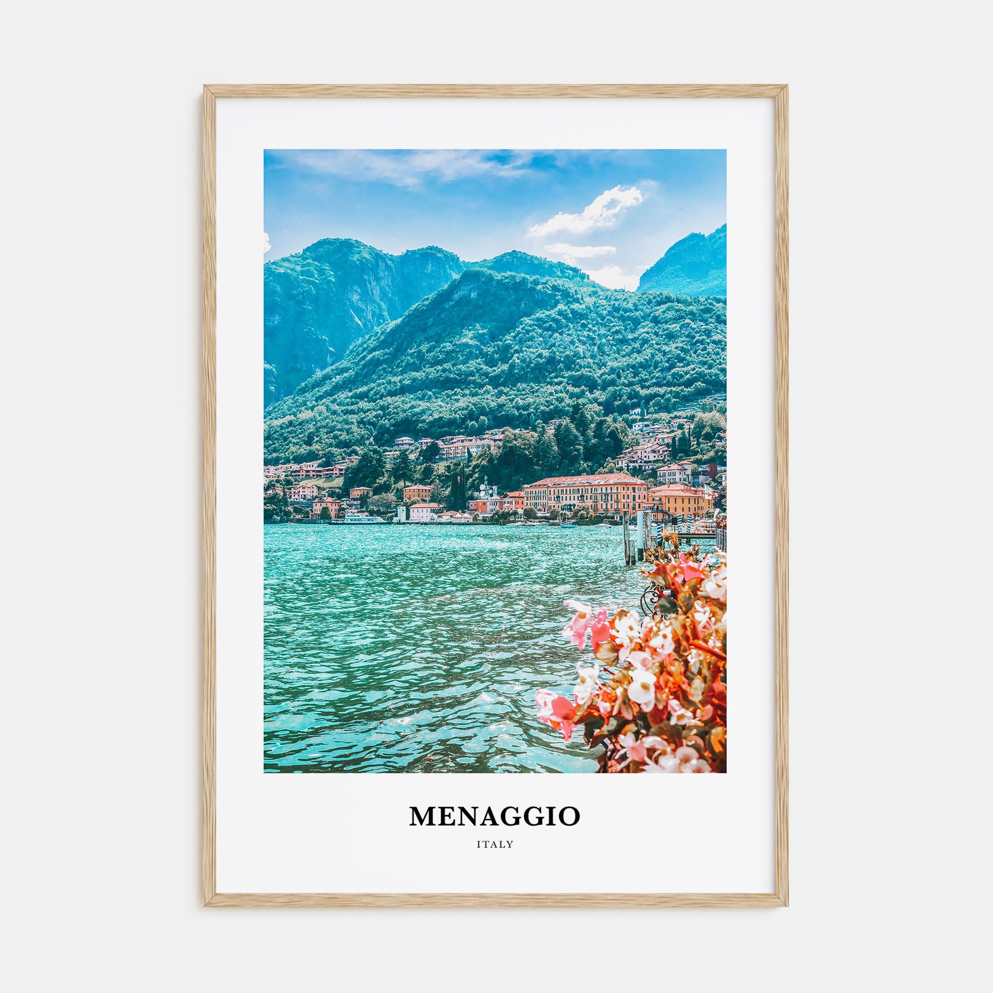 Menaggio Portrait Color Poster