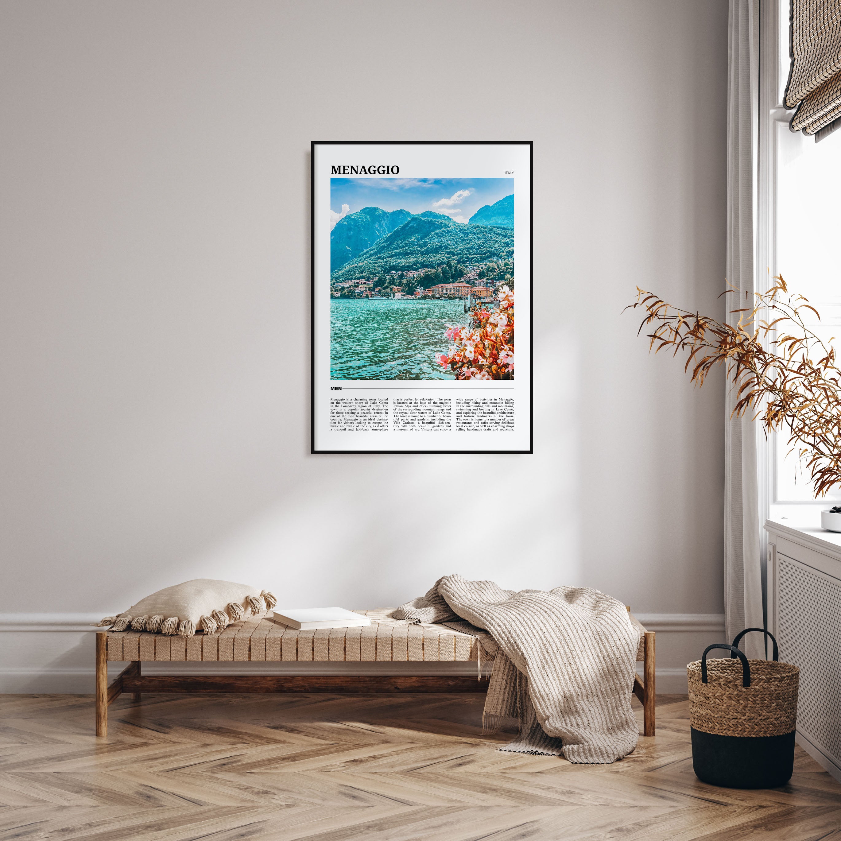 Menaggio Travel Color Poster