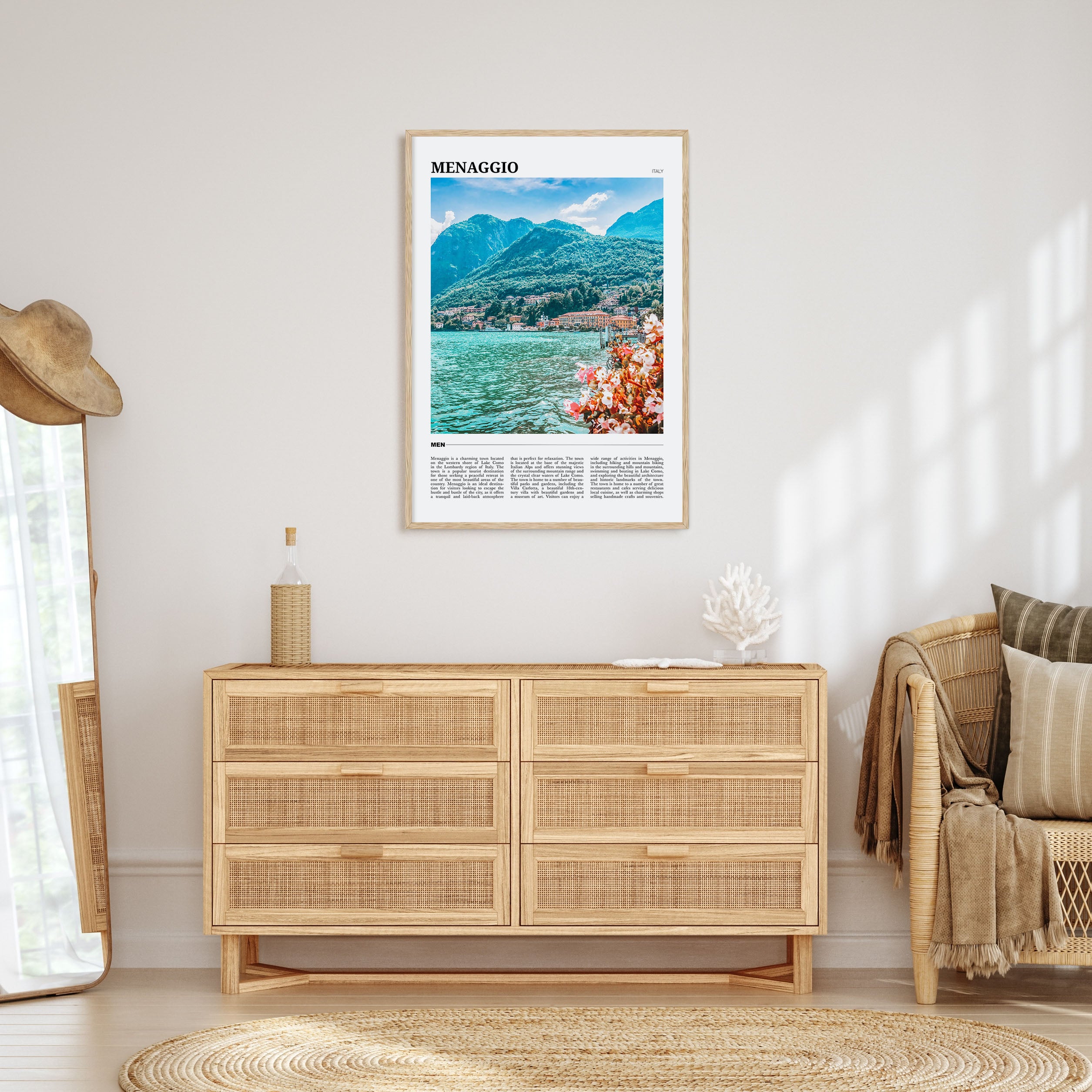 Menaggio Travel Color Poster