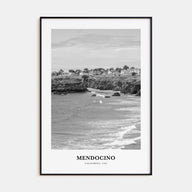 Mendocino Portrait B&W Poster