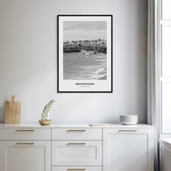 Mendocino Portrait B&W Poster