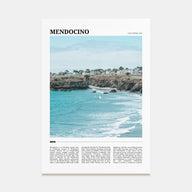 Mendocino Travel Color Poster
