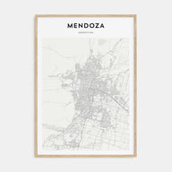 Mendoza Map Portrait Poster