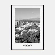 Mendoza Portrait B&W Poster