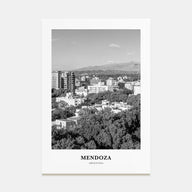 Mendoza Portrait B&W Poster