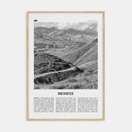 Menifee Travel B&W Poster