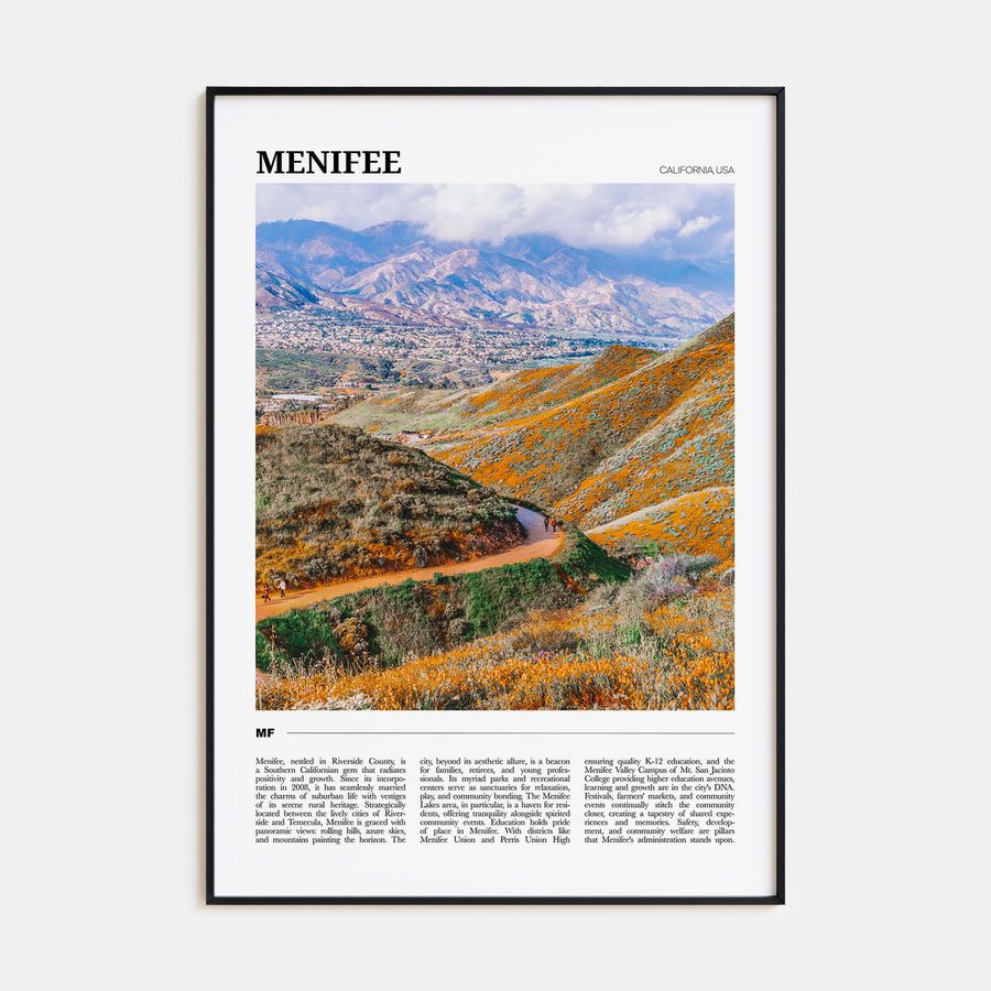Menifee Travel Color Poster