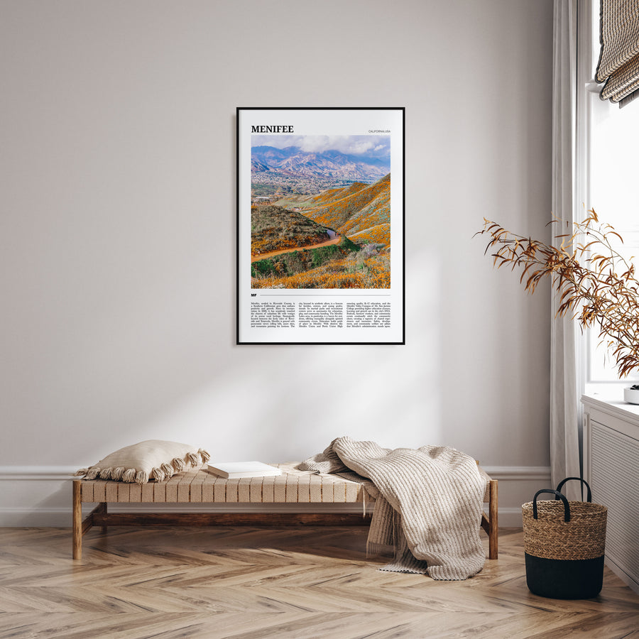Menifee Travel Color Poster