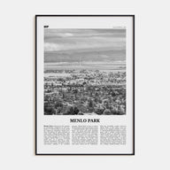 Menlo Park Travel B&W Poster