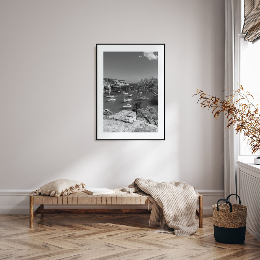 Menorca Photo B&W Poster