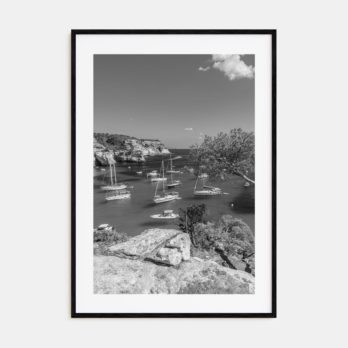 Menorca Photo B&W Poster