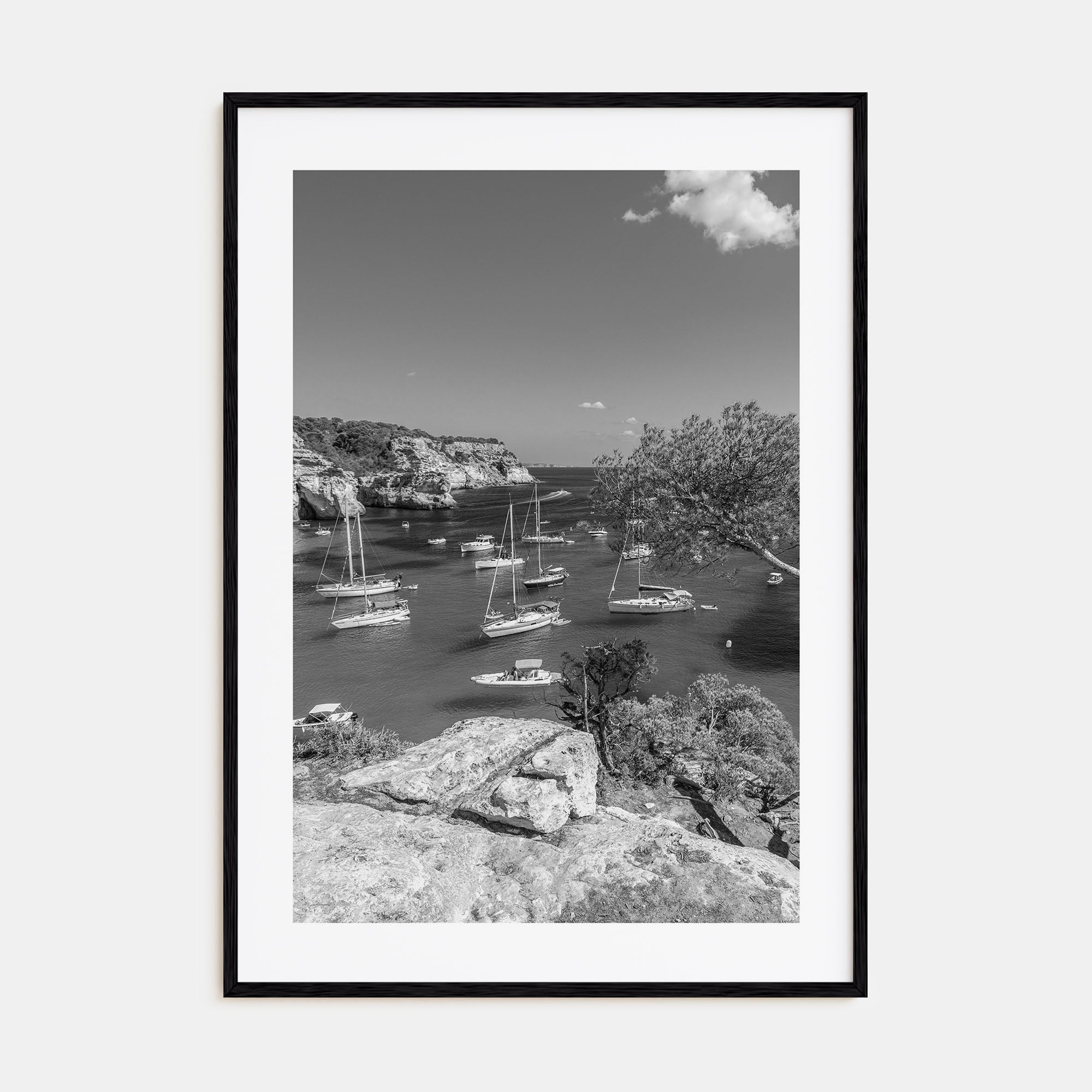 Menorca Photo B&W Poster