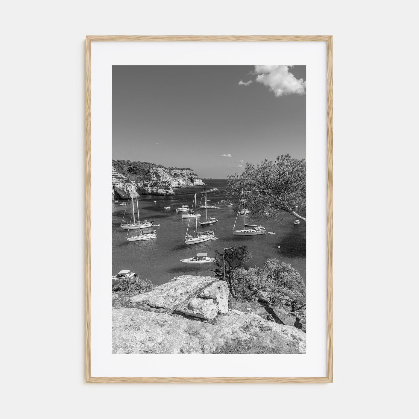 Menorca Photo B&W Poster