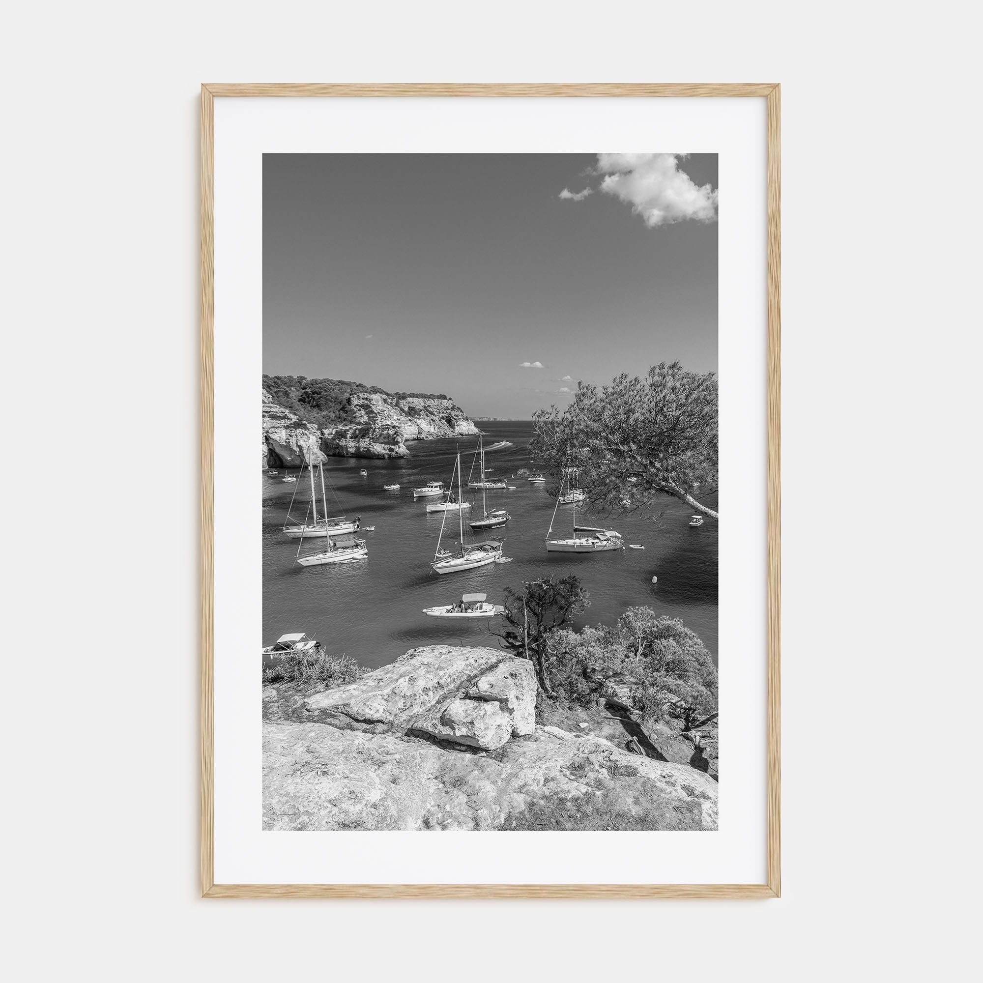 Menorca Photo B&W Poster