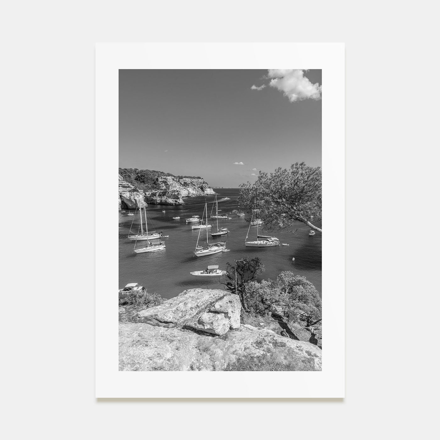 Menorca Photo B&W Poster