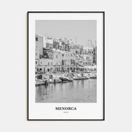 Menorca Portrait B&W Poster