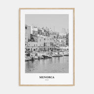 Menorca Portrait B&W Poster