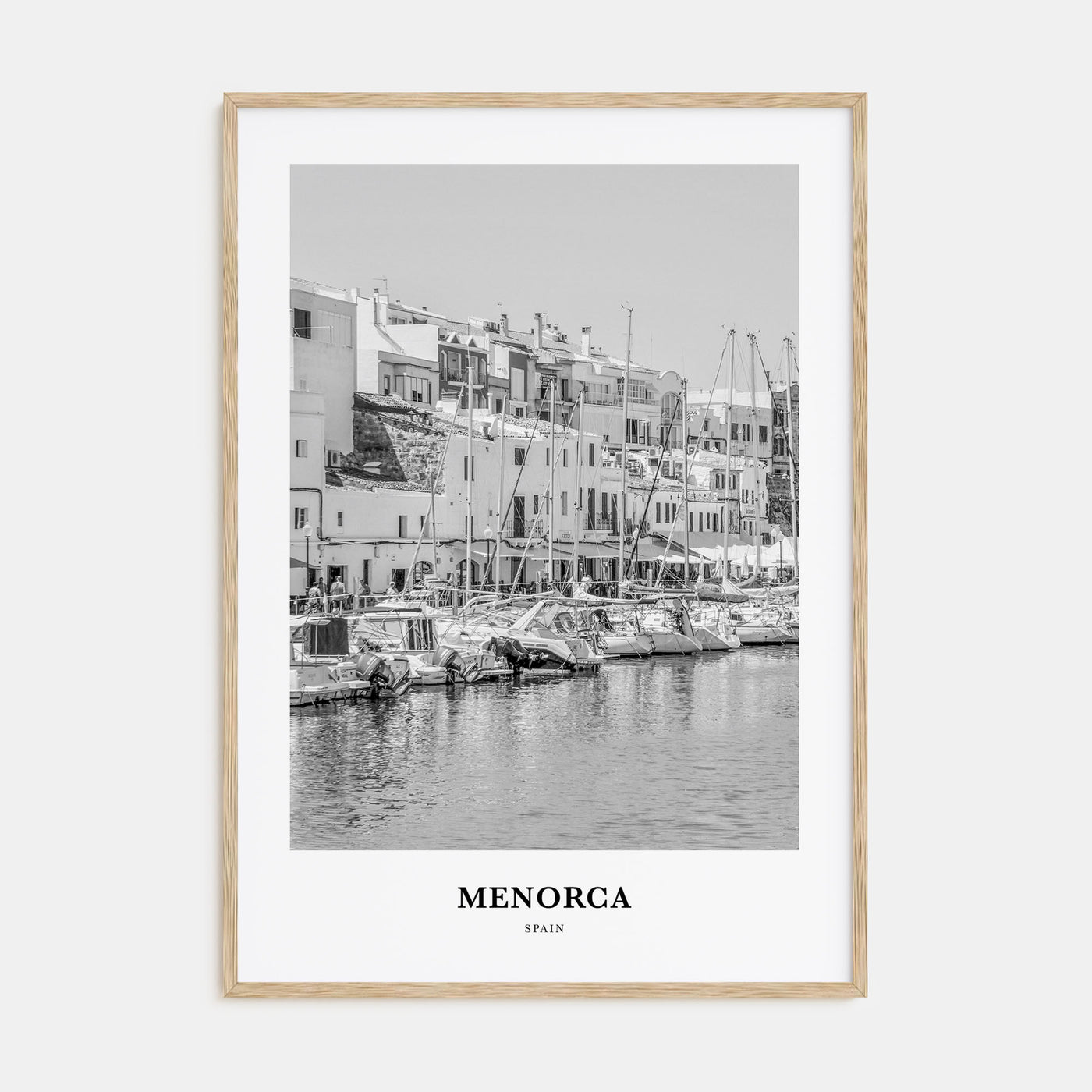 Menorca Portrait B&W Poster