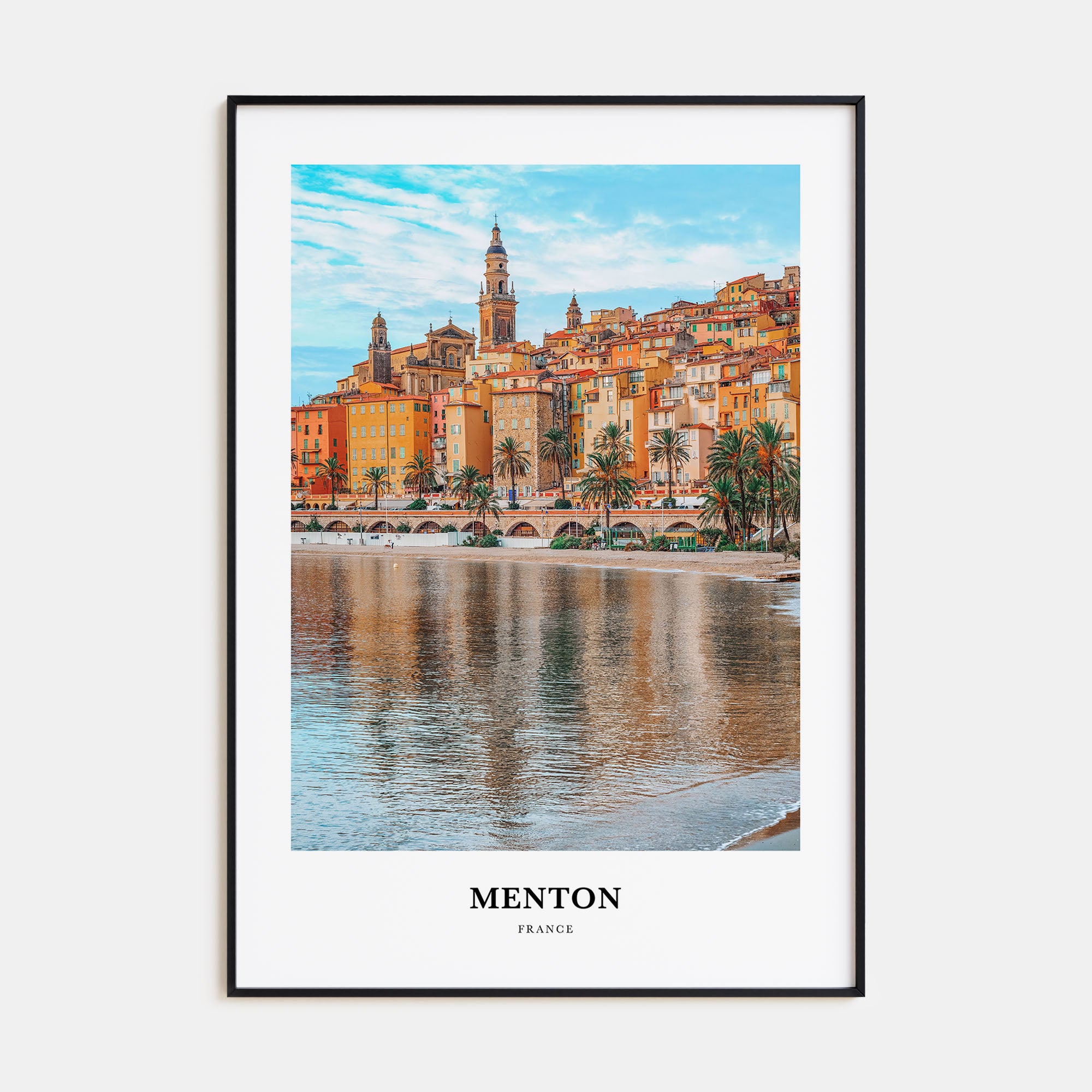 Menton Portrait Color Poster