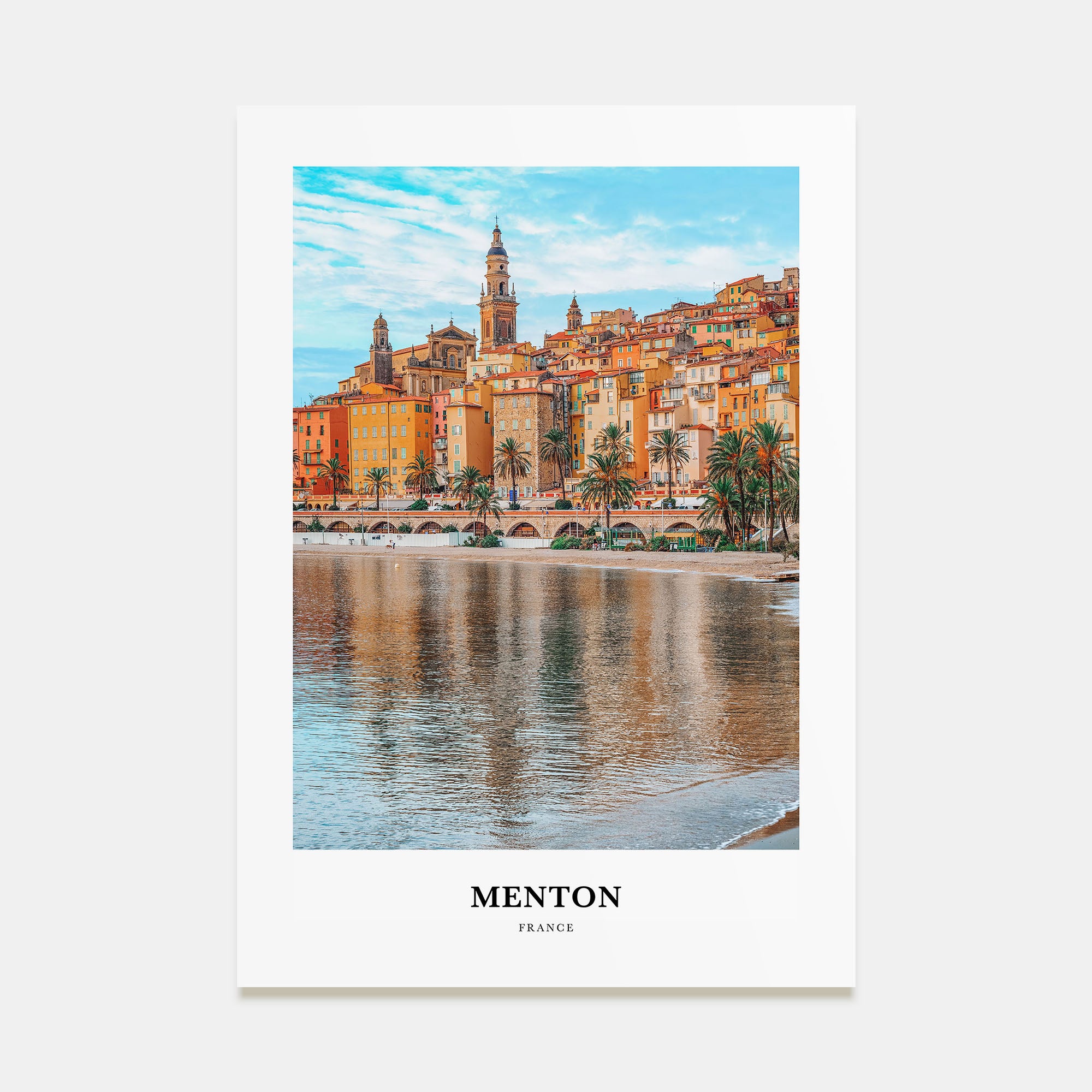 Menton Portrait Color Poster
