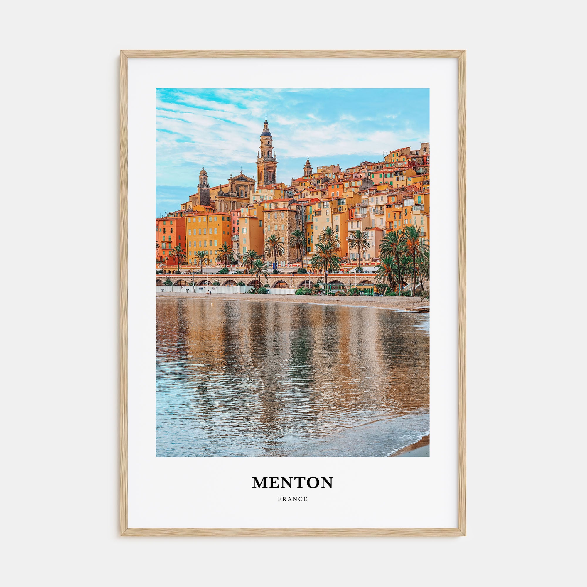 Menton Portrait Color Poster