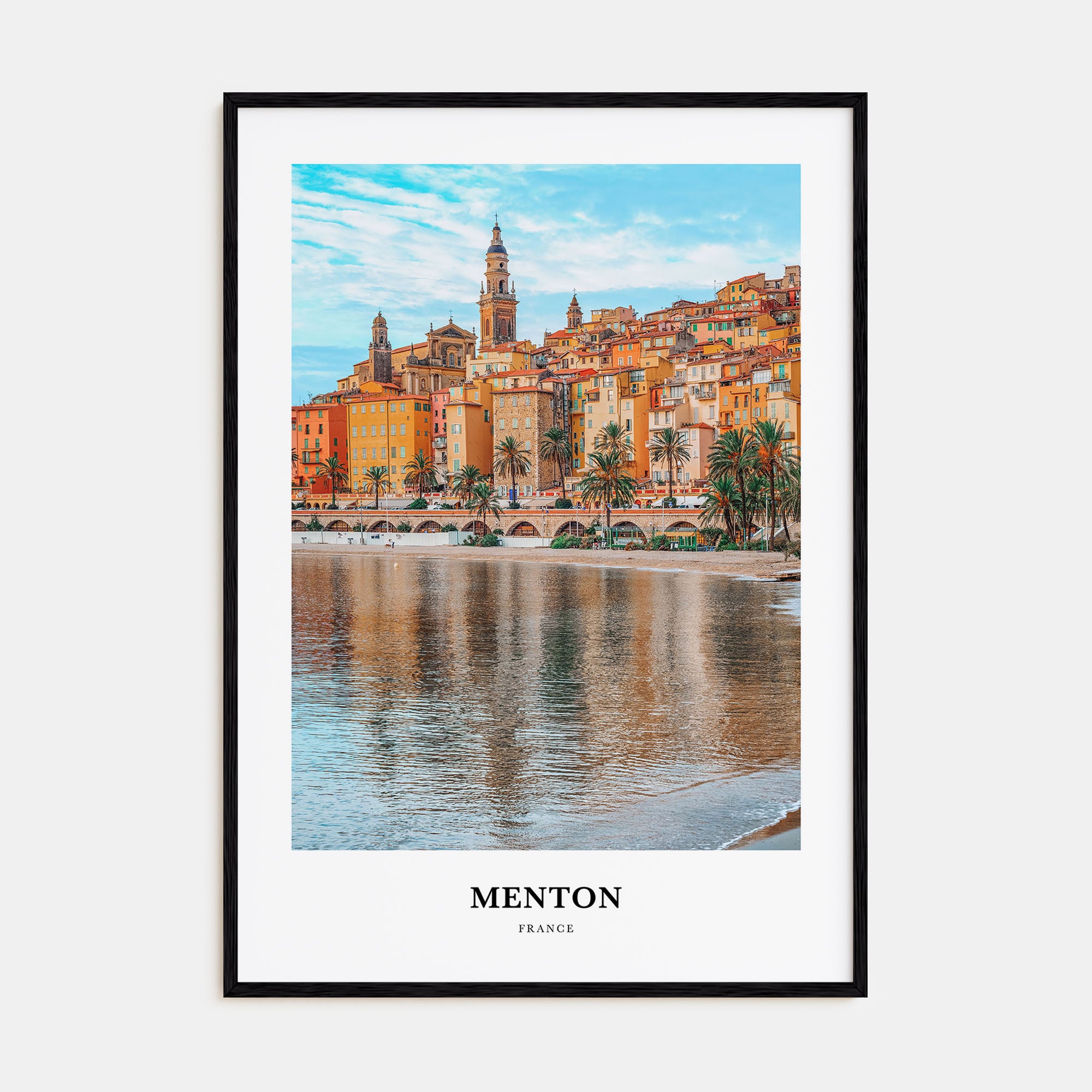 Menton Portrait Color Poster