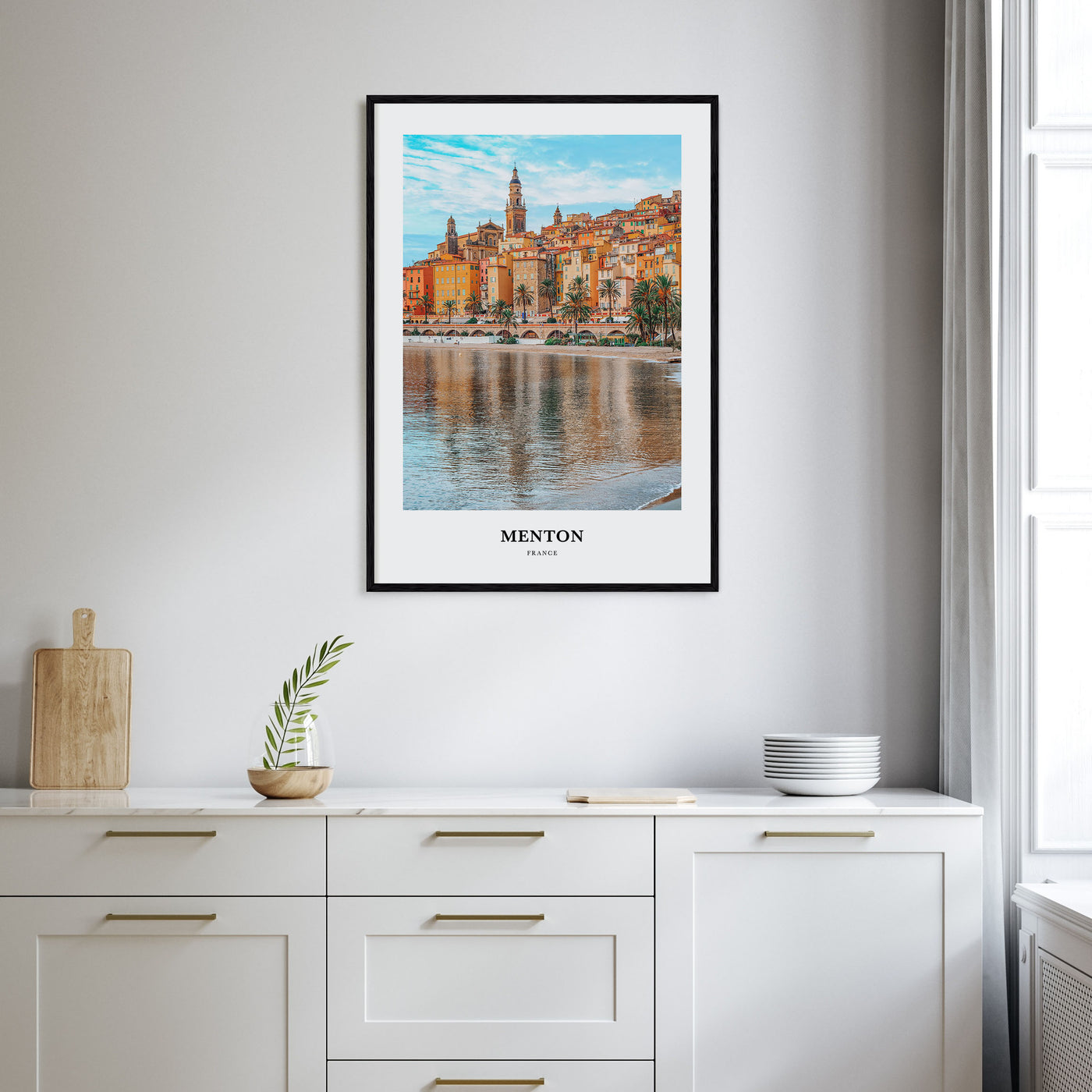 Menton Portrait Color Poster