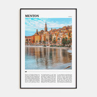 Menton Travel Color Poster