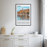 Menton Travel Color Poster