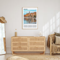 Menton Travel Color Poster