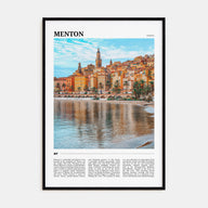 Menton Travel Color Poster