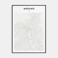 Merano Map Portrait Poster