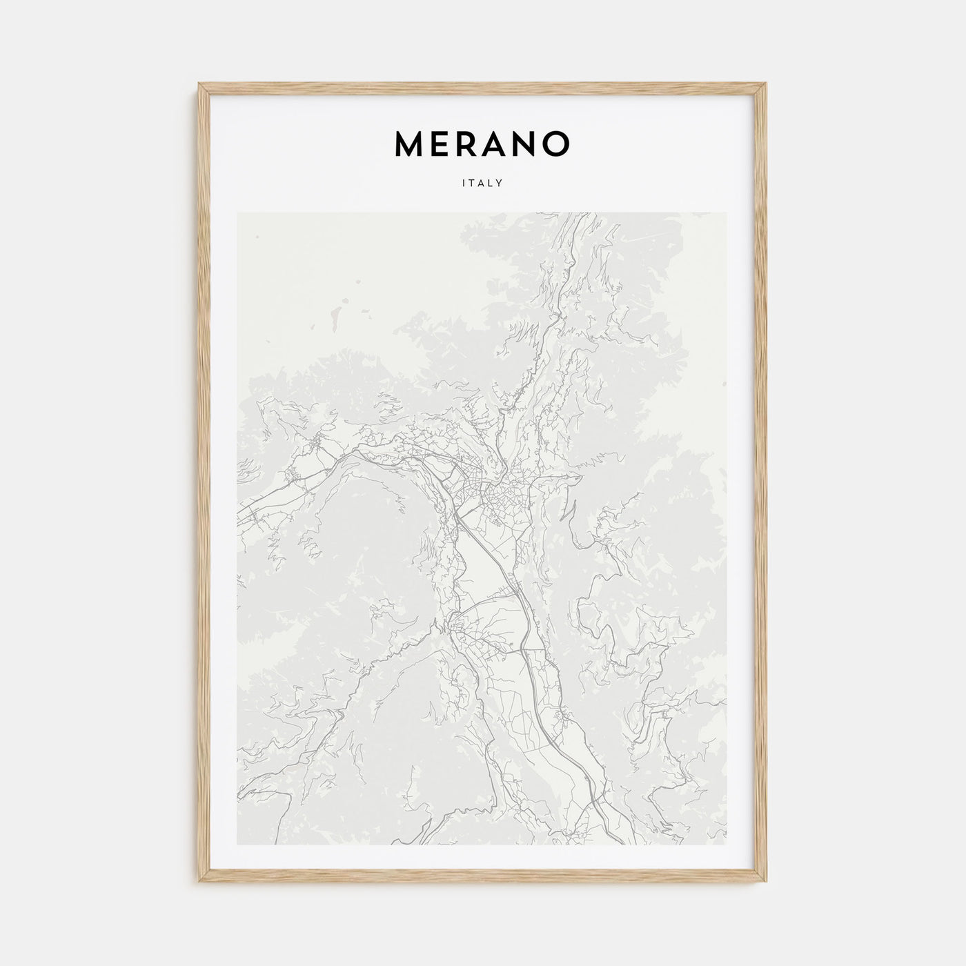 Merano Map Portrait Poster