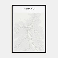 Merano Map Portrait Poster