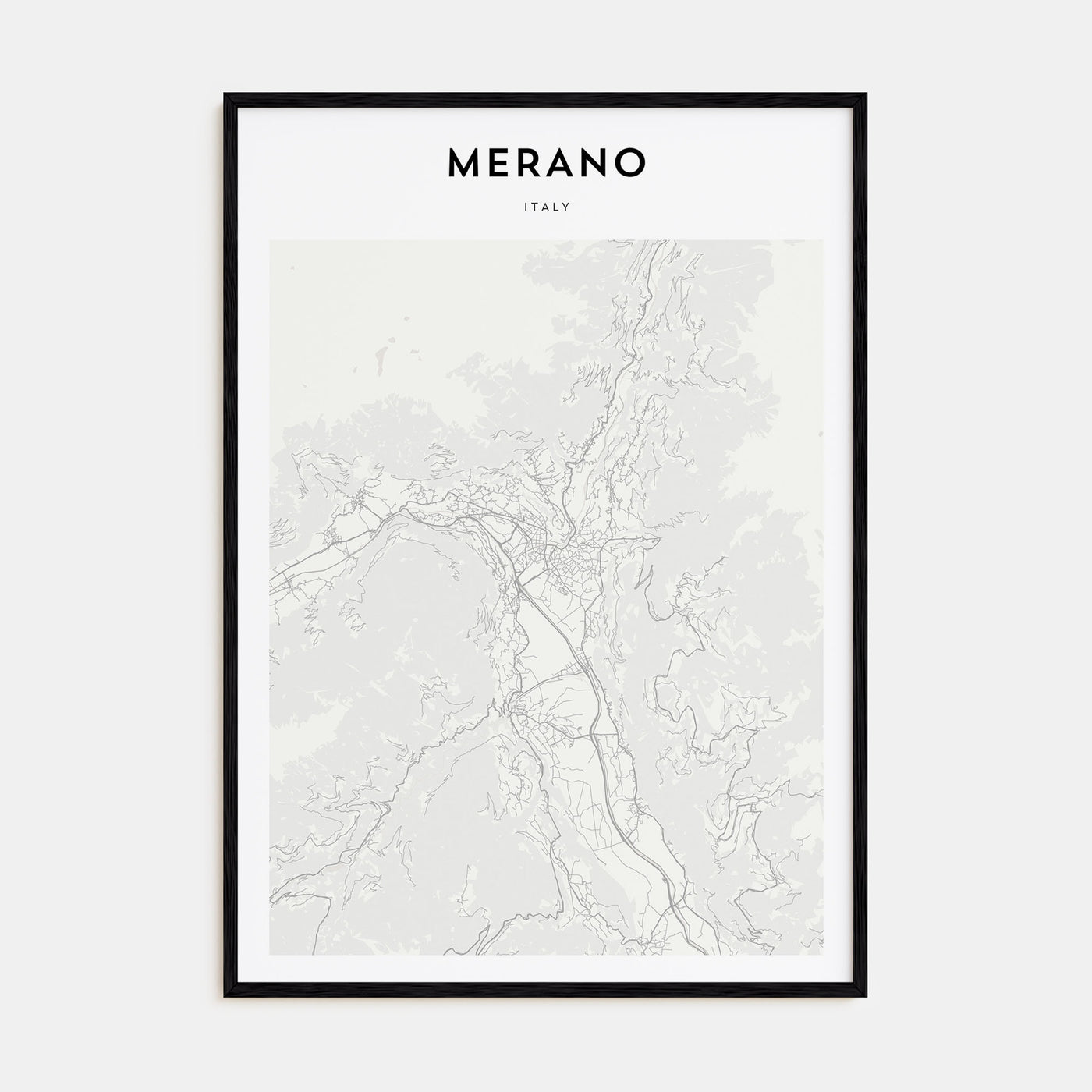 Merano Map Portrait Poster