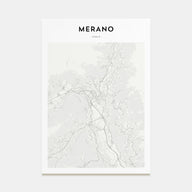 Merano Map Portrait Poster