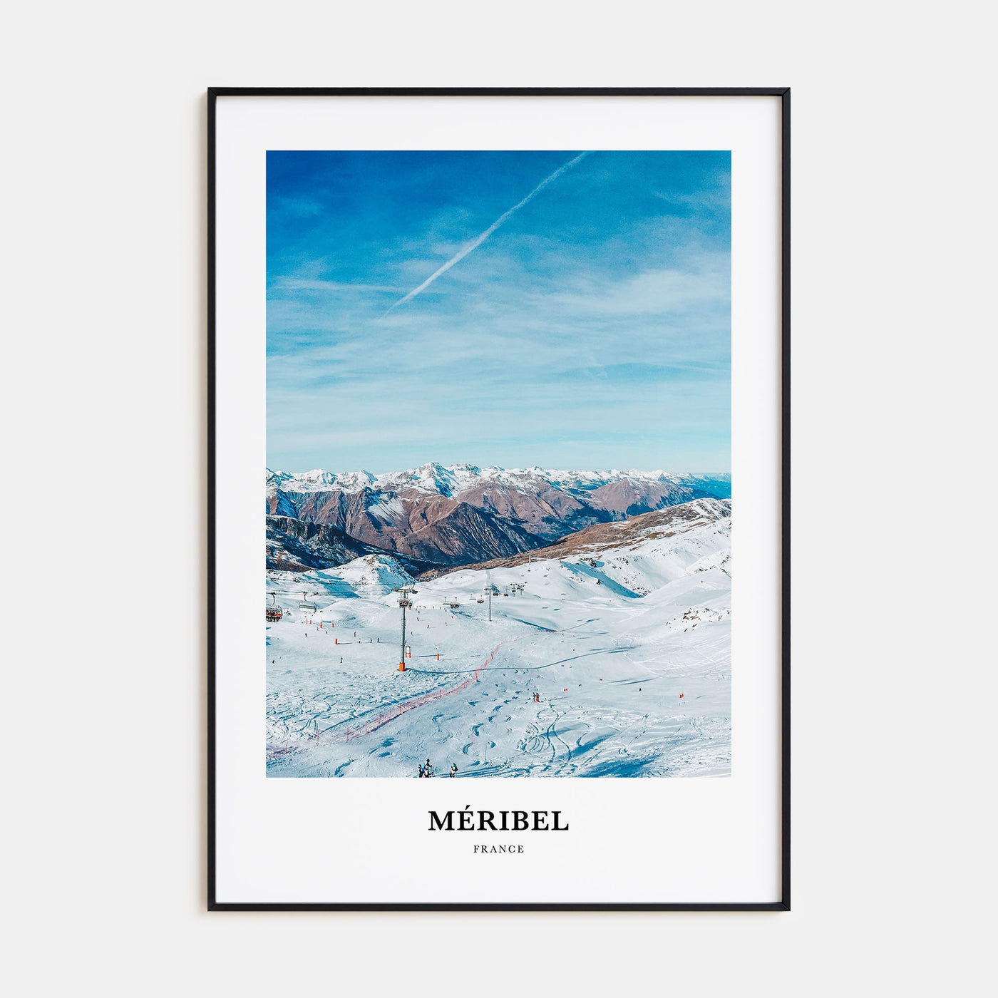 Méribel Portrait Color Poster