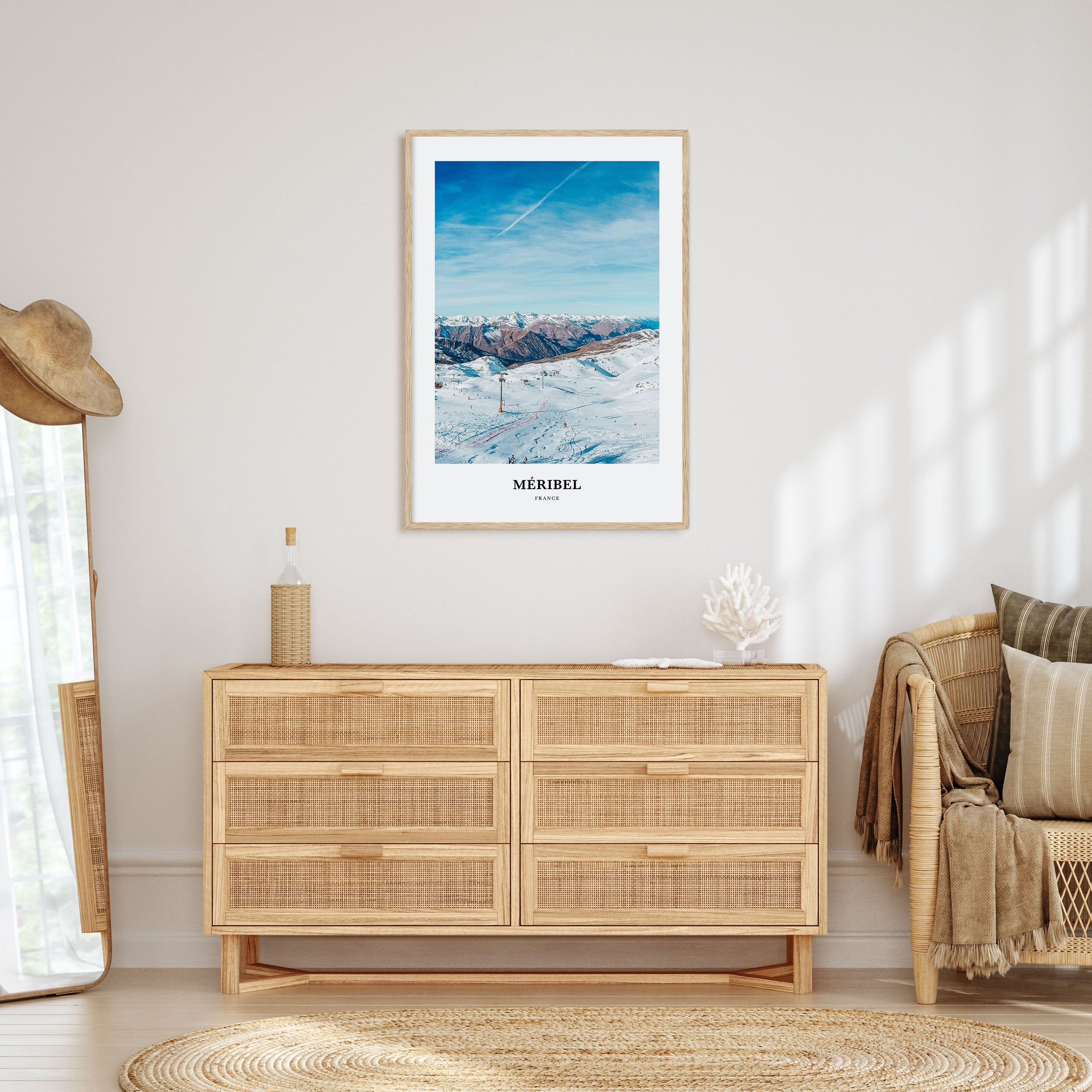 Méribel Portrait Color Poster