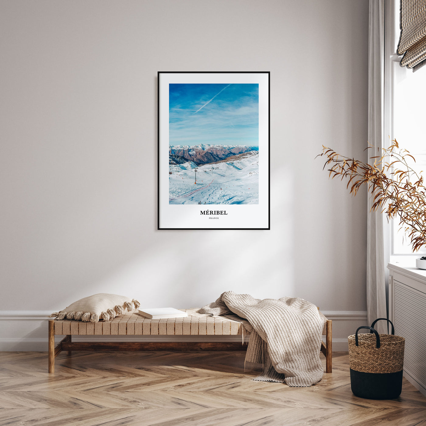 Méribel Portrait Color Poster