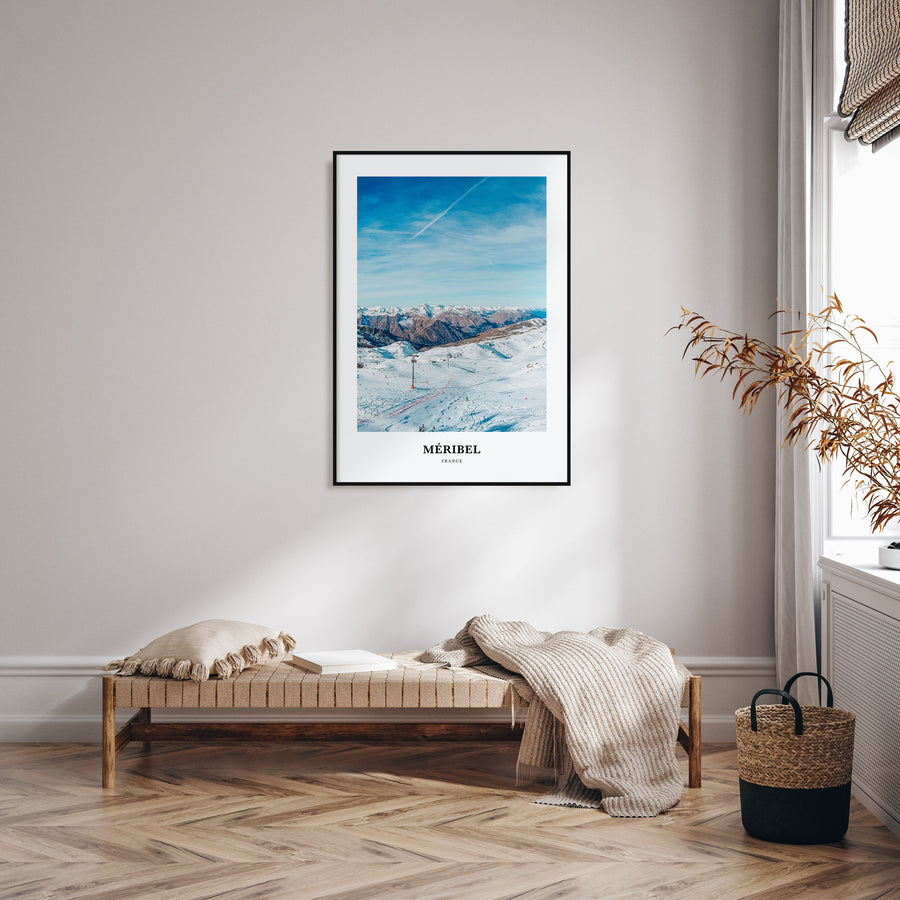 Méribel Portrait Color Poster