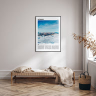 Méribel Travel Color Poster