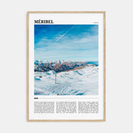 Méribel Travel Color Poster