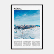 Méribel Travel Color Poster