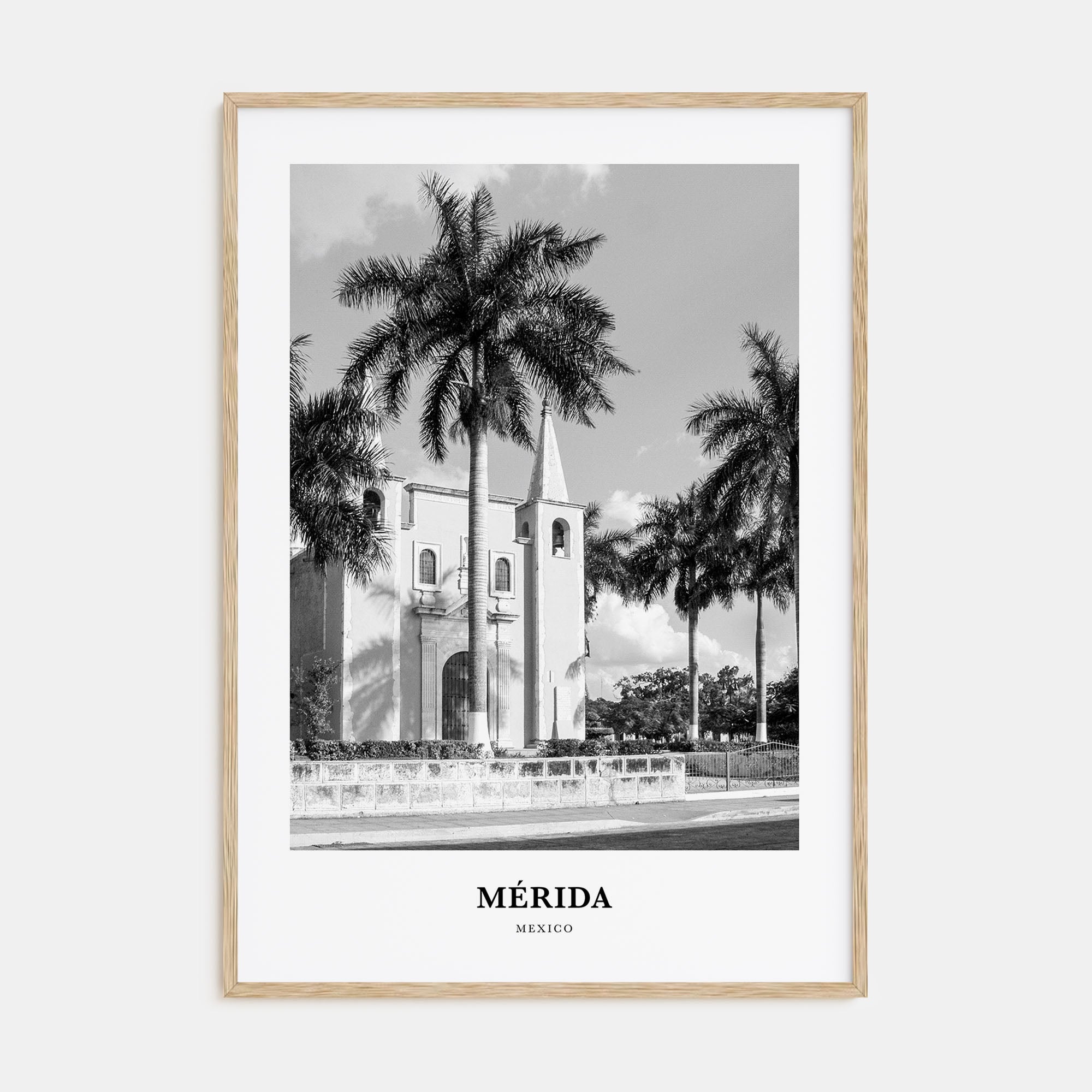 Mérida Portrait B&W Poster