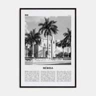 Mérida Travel B&W Poster