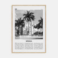 Mérida Travel B&W Poster