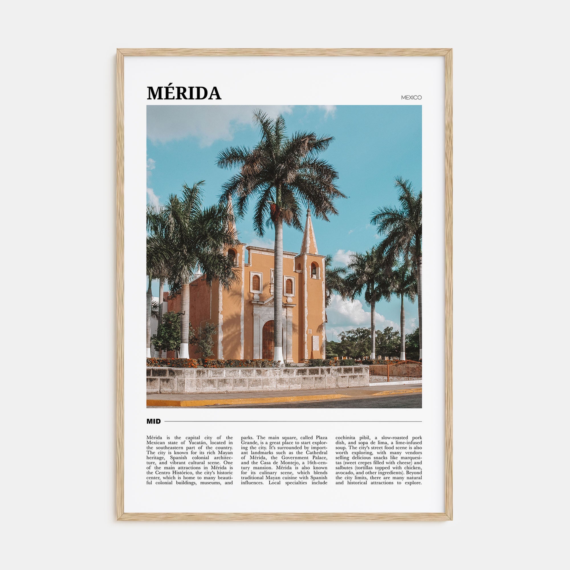 Mérida Travel Color Poster